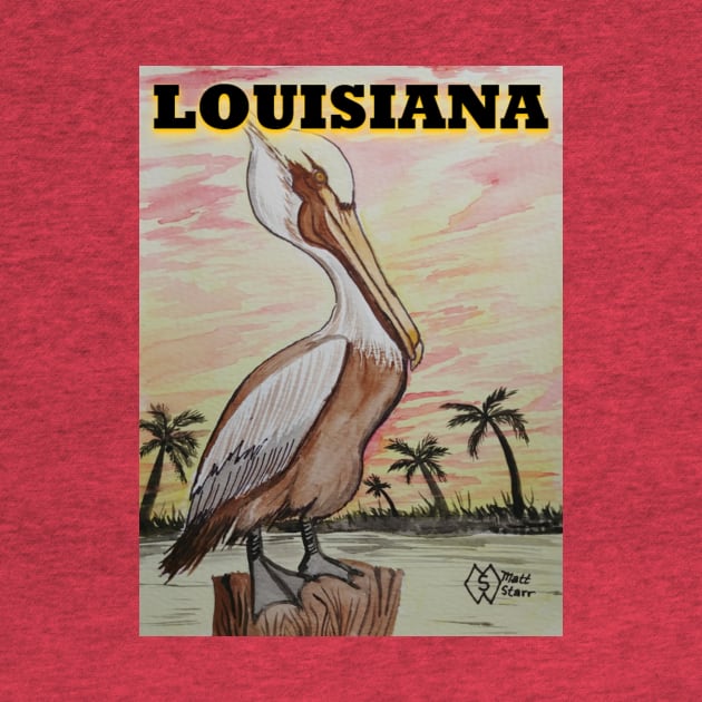 Louisiana Pelican by Matt Starr Fine Art